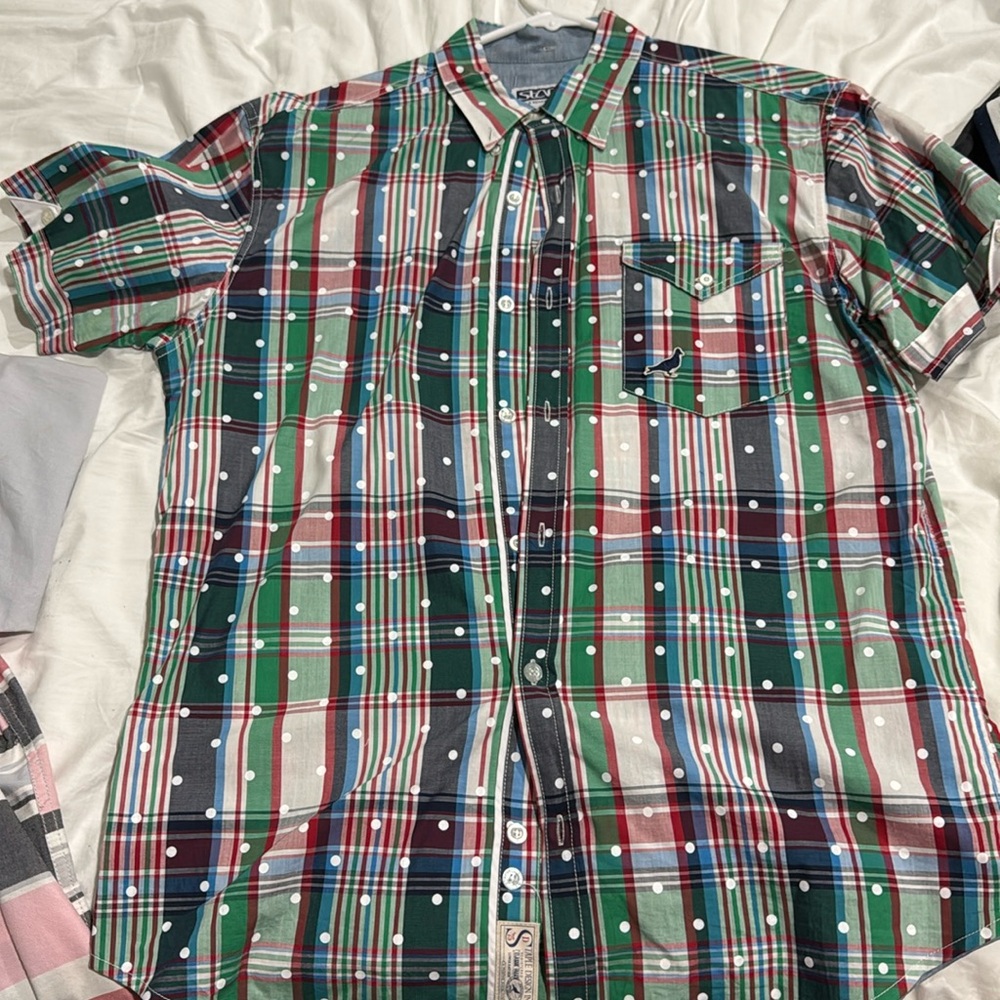 Staple button down short sleeve shirt
